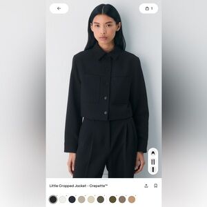 Wilfred Dark Brown Jacket - “Little Cropped Jacket”